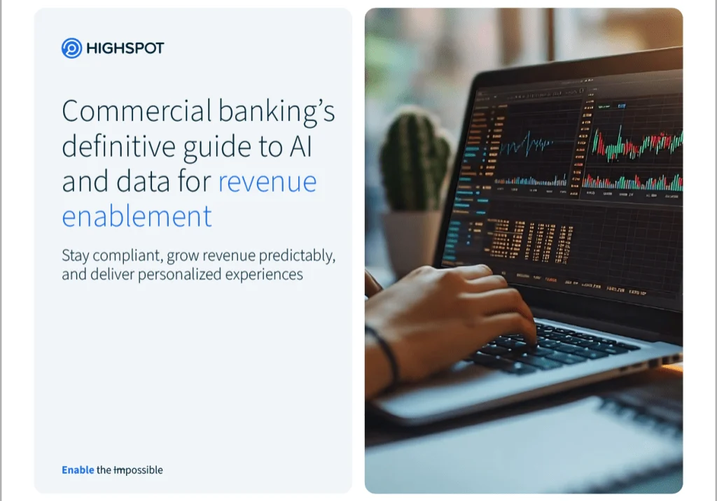 Commercial banking’s definitive guide to AI and data for revenue enablement Feature Image