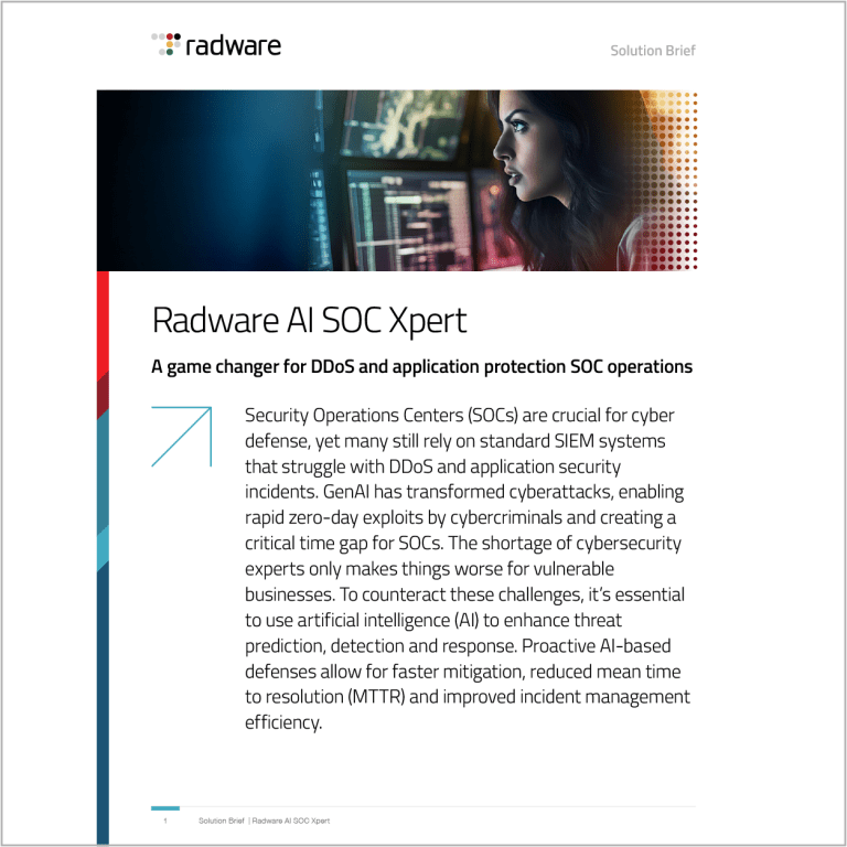 Radware-AI-SOC-Xpert-2 Feature Image